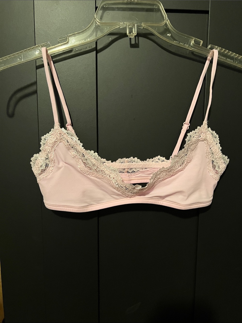 SKIMS Fits Everybody Lace Scoop Bralette Women's Small